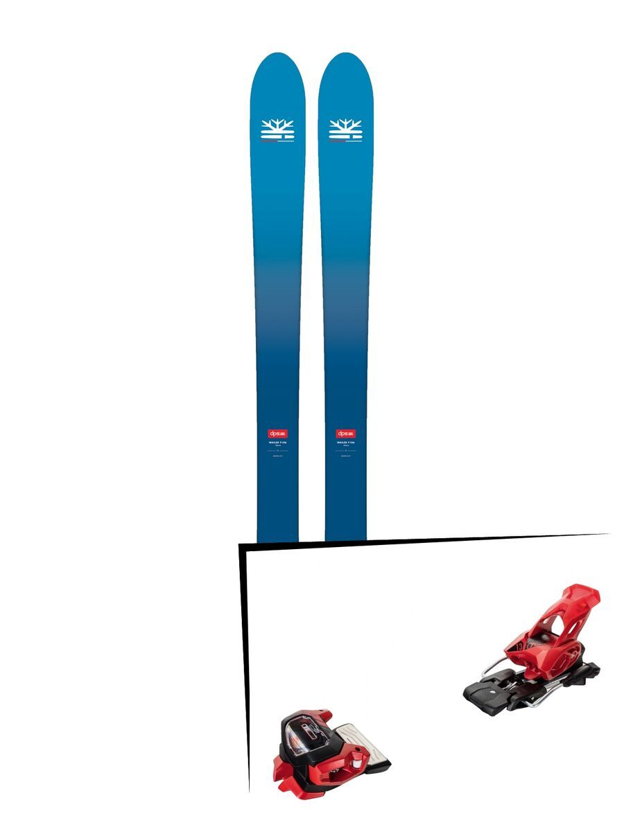 Set: DPS Skis Wailer F106 Foundation 2018 + Tyrolia Attack² 13 GW red - Bild 1