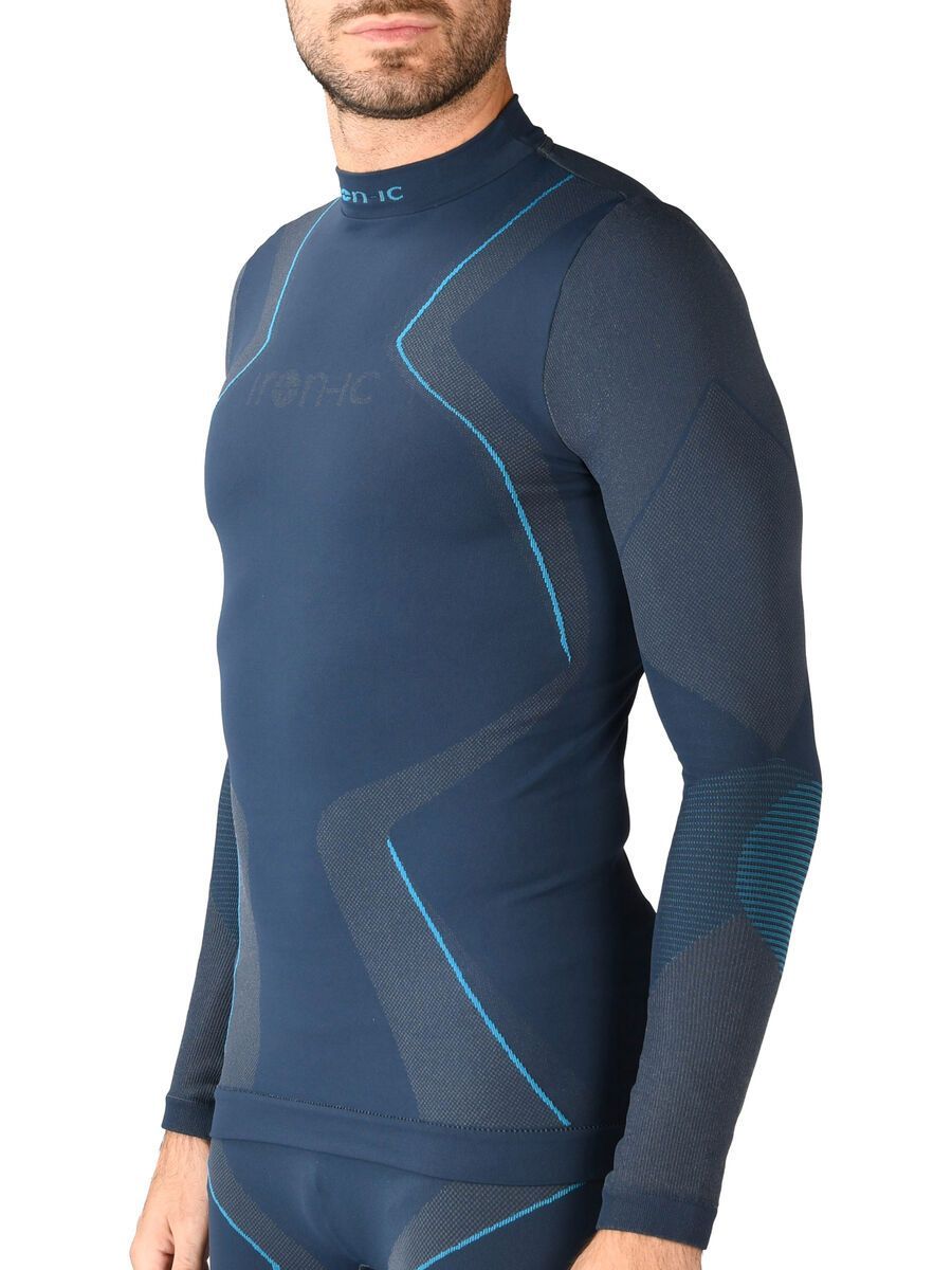 Iron-ic Long-Sleeve T-Shirt Performance 3DN - Man, blue - Bild 6