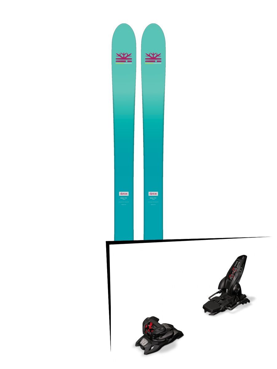 Set: DPS Skis Nina F99 Foundation 2018 + Marker Jester 16 ID black - Bild 1