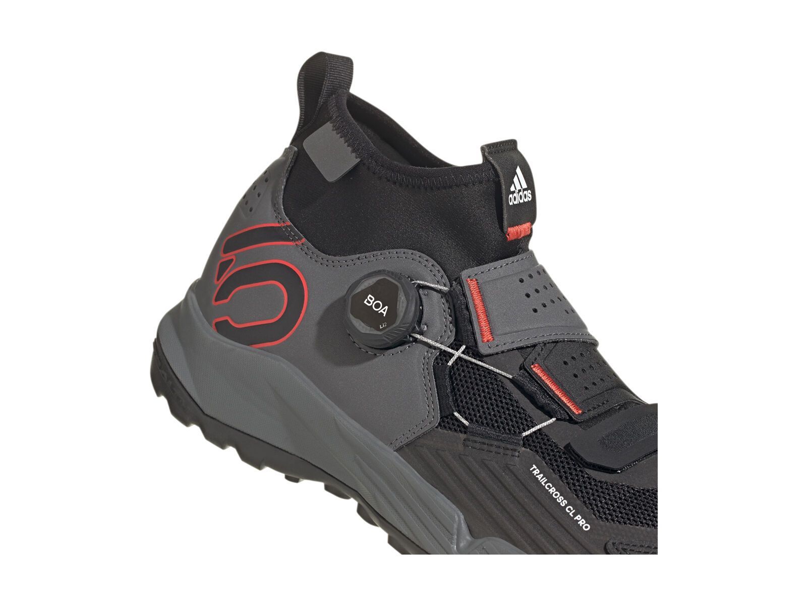 Five Ten Trailcross Pro Clip-In, grey/core black/red - Bild 5