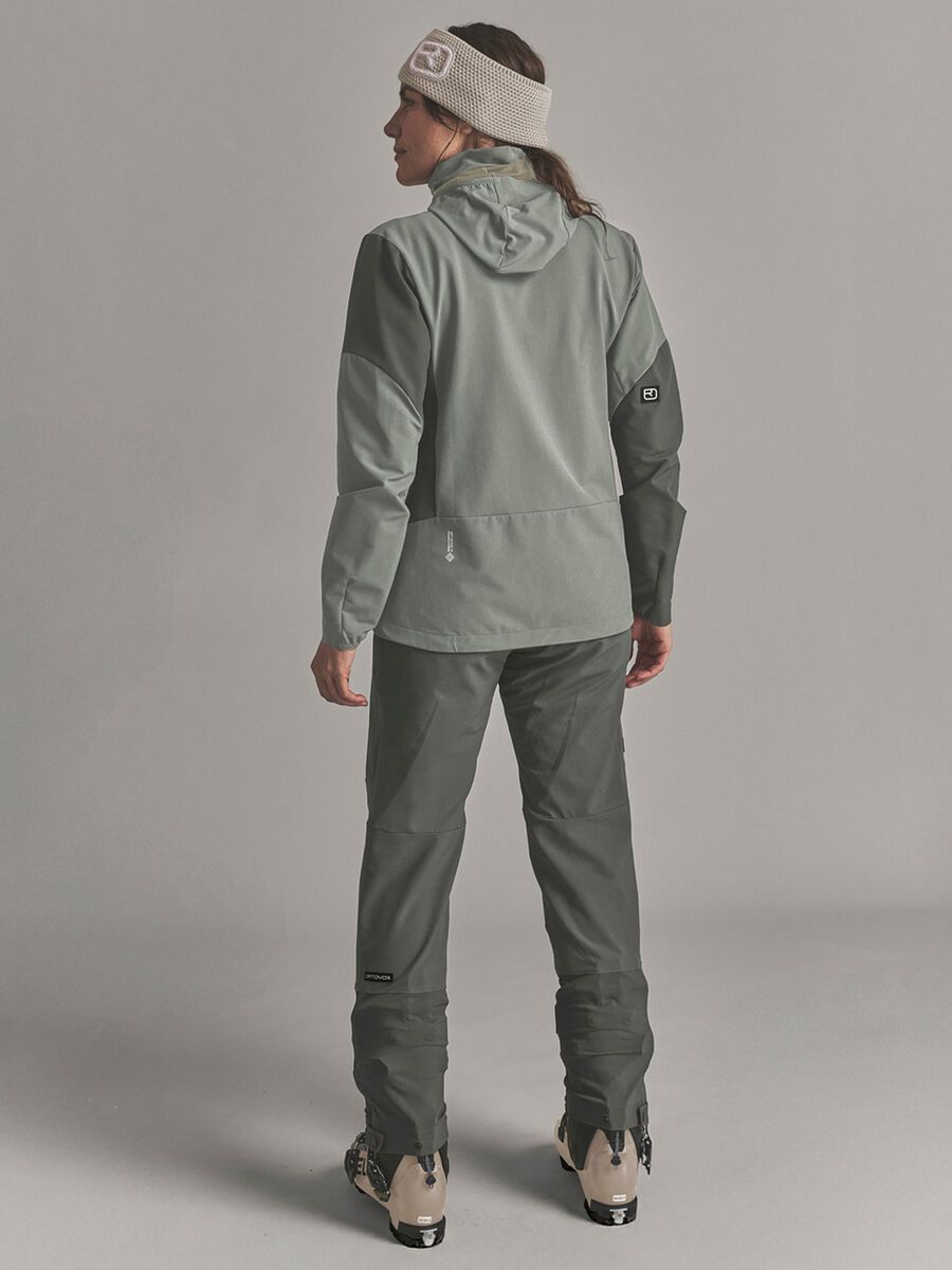 Ortovox Ortler Softshell Pants W, dark sage - Bild 4