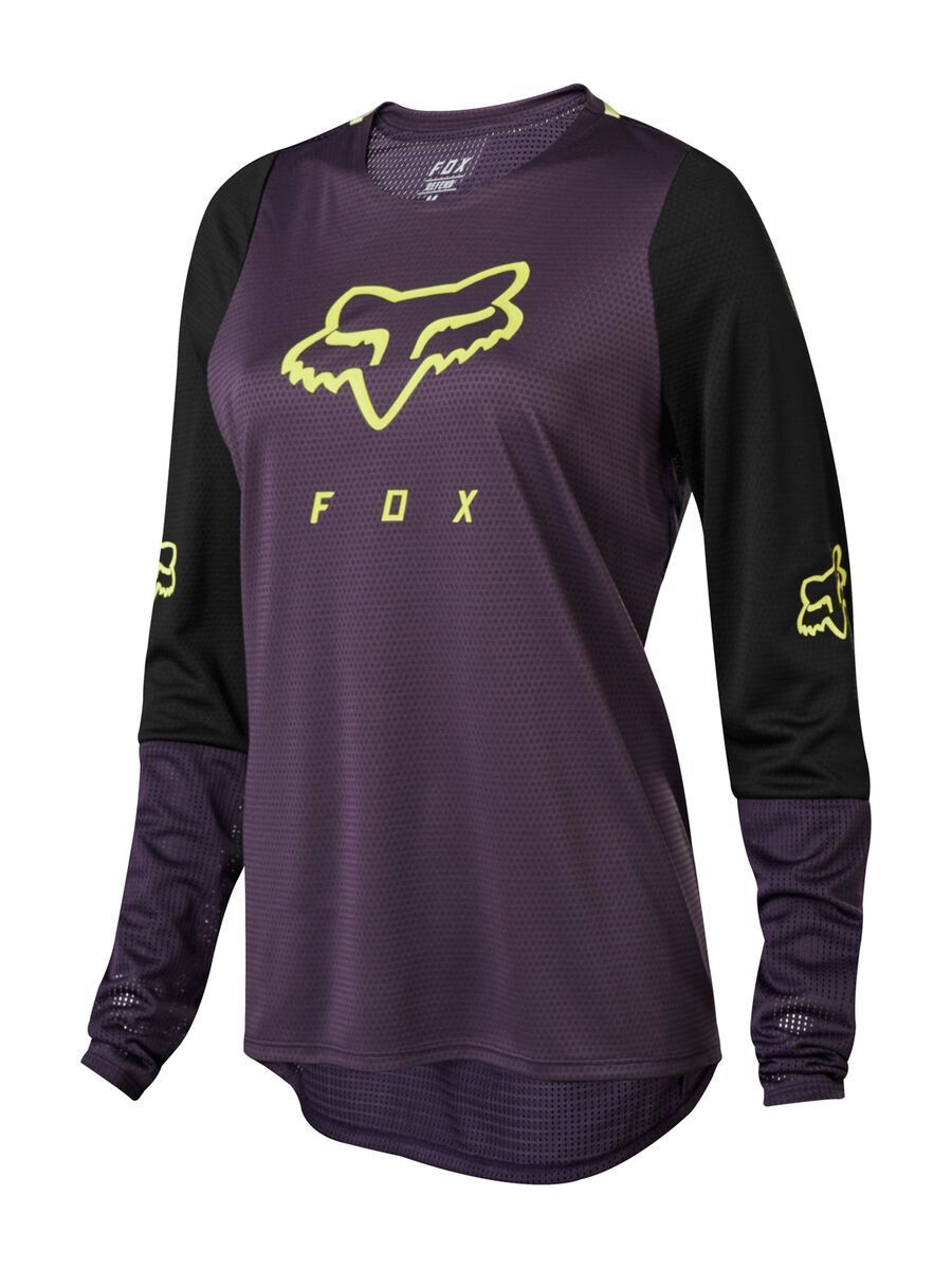 Fox Womens Defend LS Jersey, dark purple - Bild 1