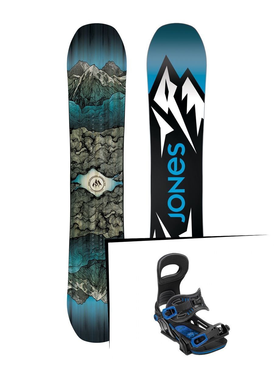 Set: Jones Mountain Twin 2019 + Bent Metal Transfer black - Bild 1