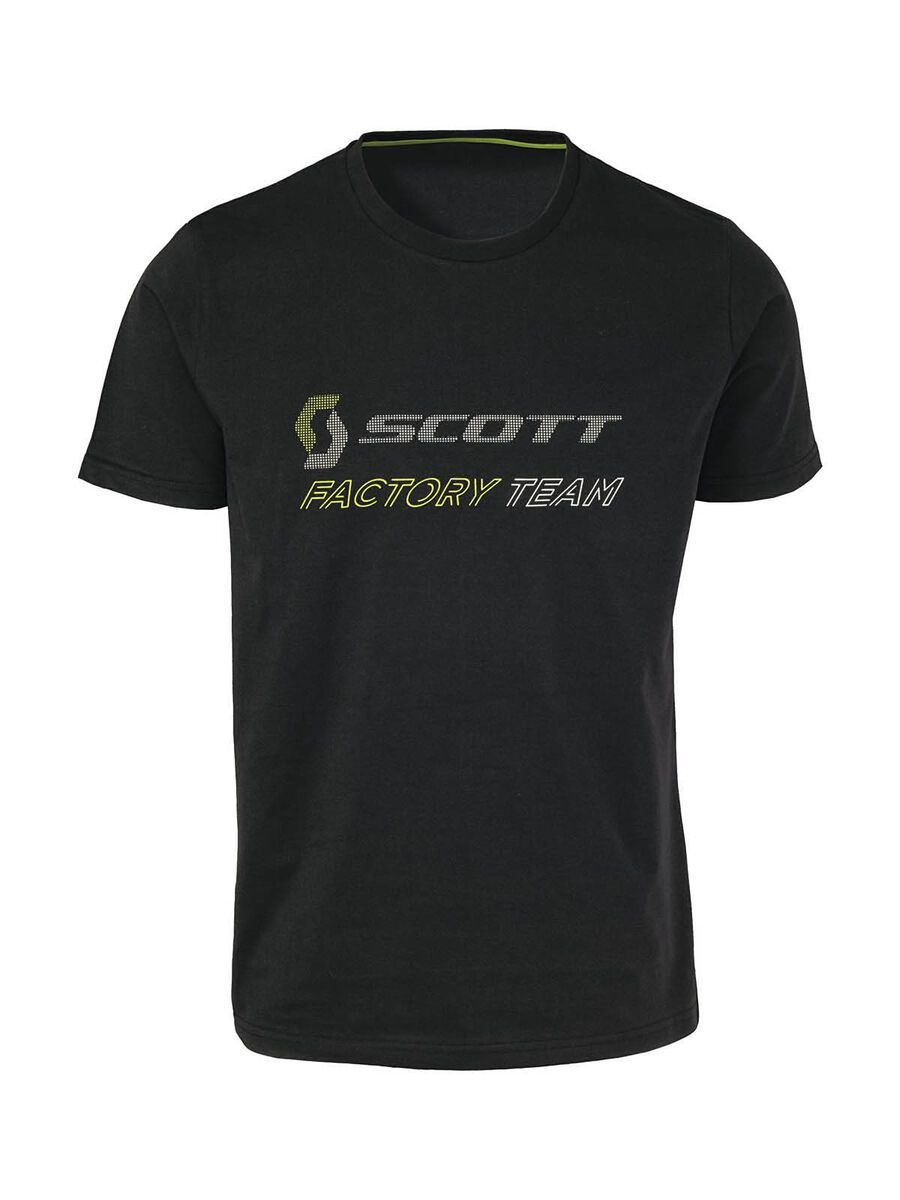 Scott CO Factory Team s/sl T-Shirt, black/lime green - Bild 1