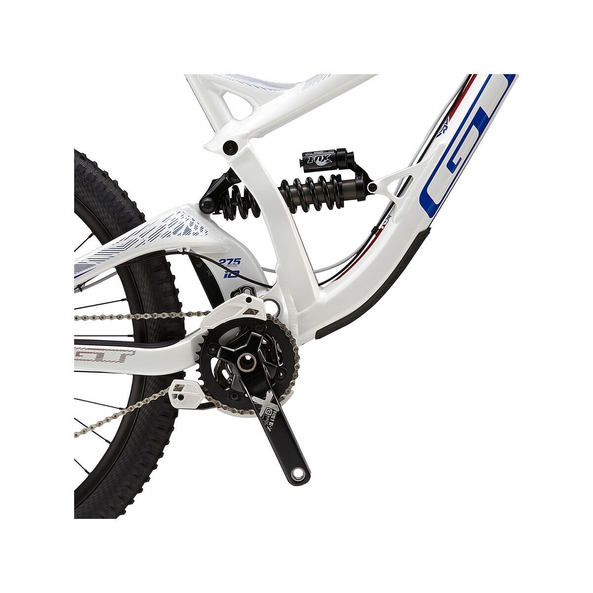 GT Fury Elite 27.5, gloss white/blue/red - Bild 3
