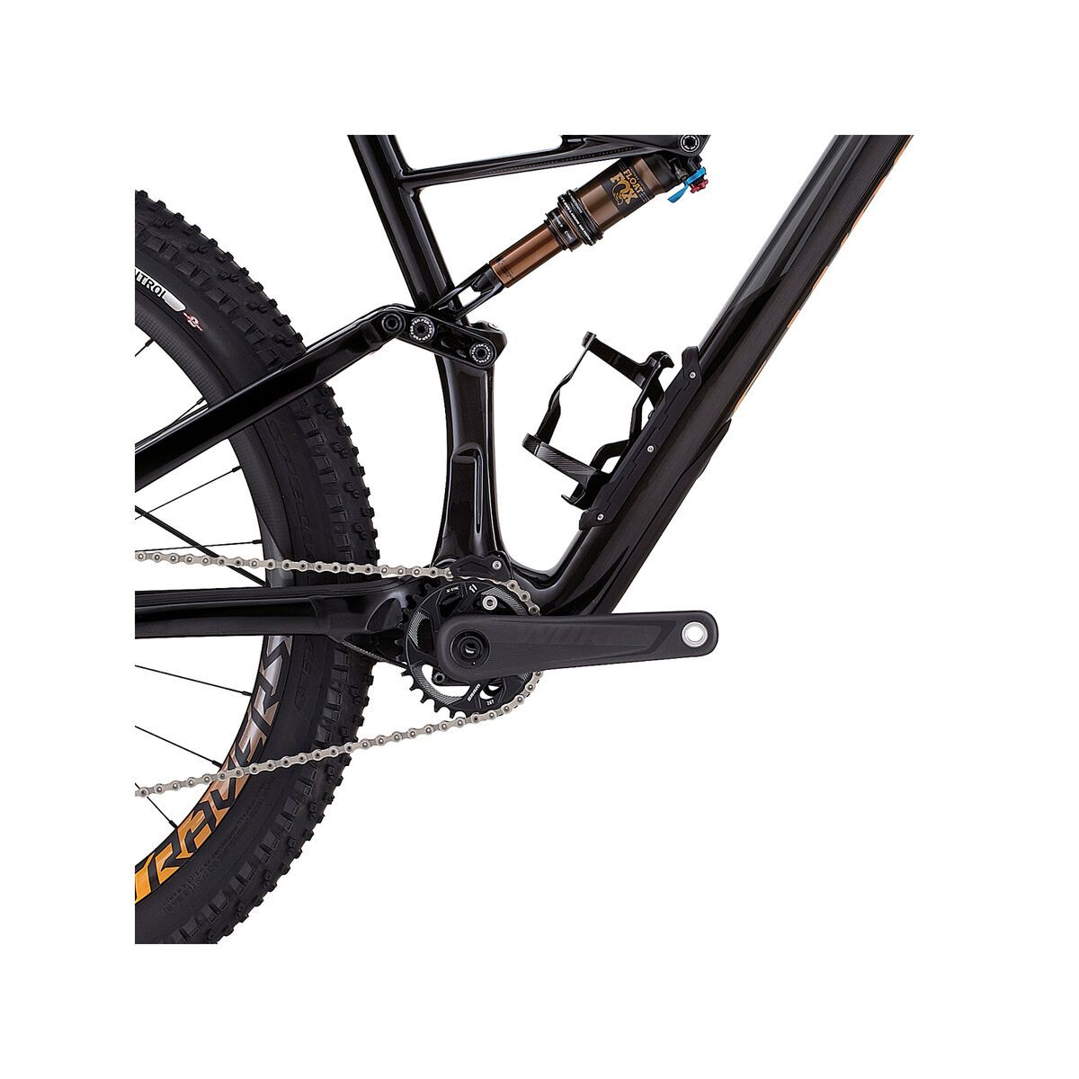 Specialized S-Works Stumpjumper FSR 6Fattie, gloss/carbon/charcoal/gallardo orange - Bild 3