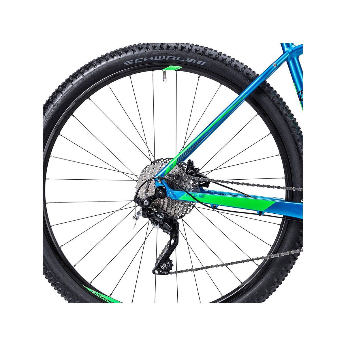 Cube LTD Race 29, blue/green - Bild 4