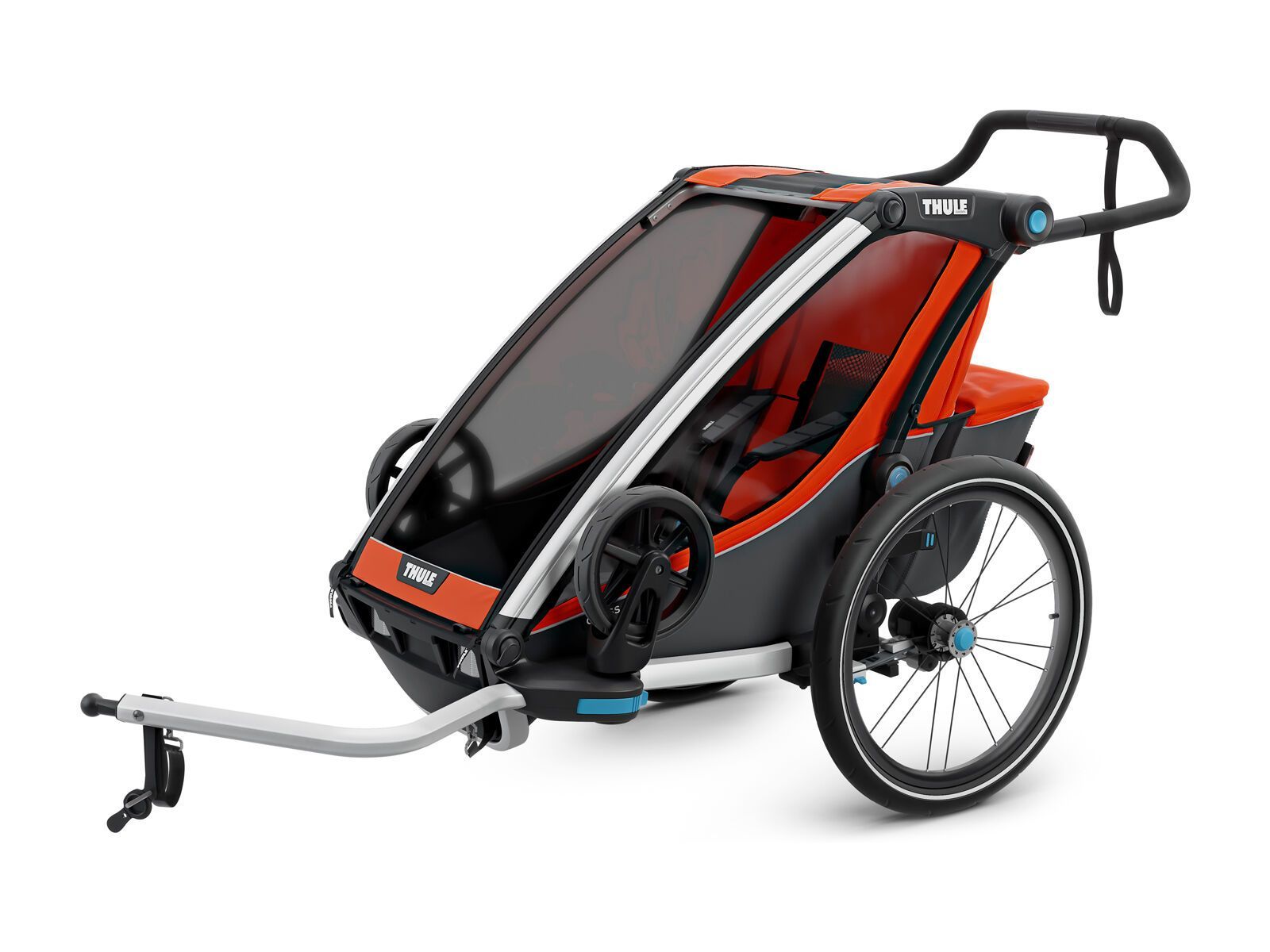 Thule Chariot Cross 1, roarange/dark shadow - Bild 1