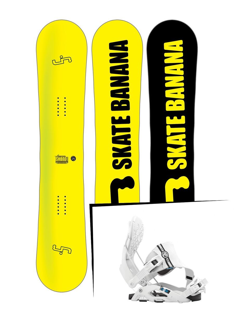 Set: Lib Tech Sk8 Banana 10 years 2017 + Flow Nexus Hybrid (1513172S) - Bild 1