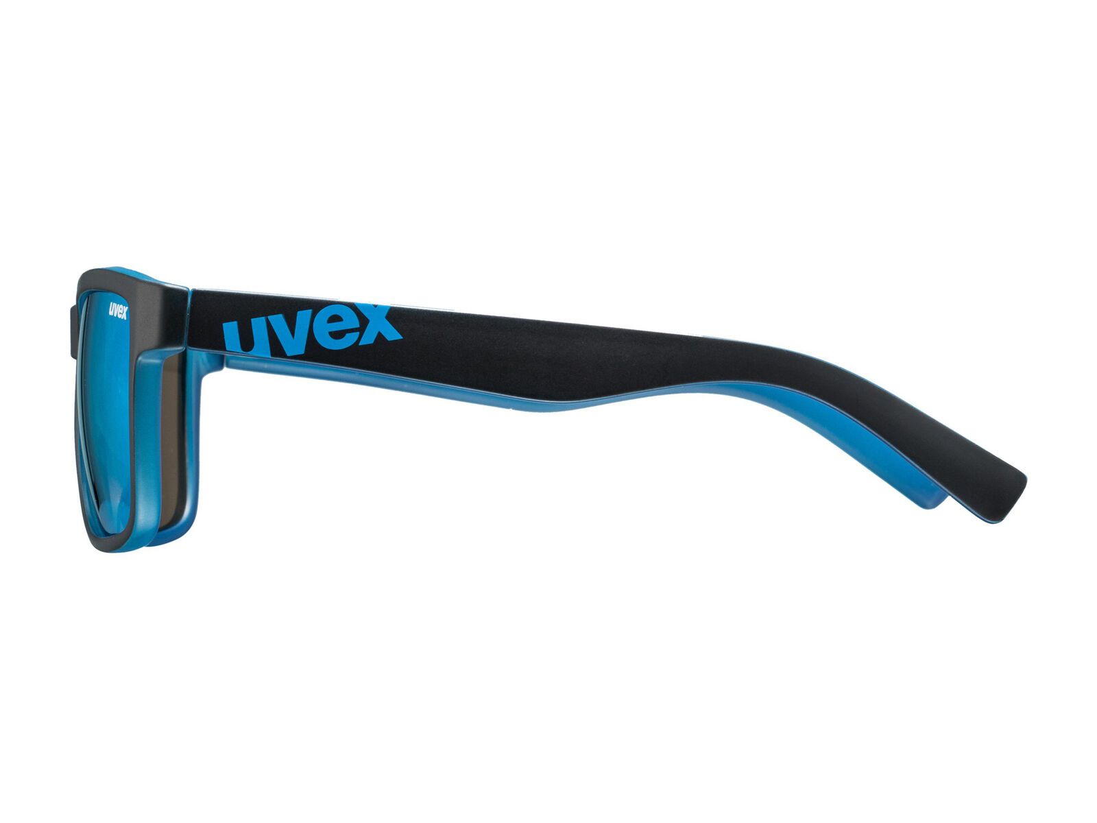 uvex lgl 39, black mat blue/Lens: mirror blue - Bild 2