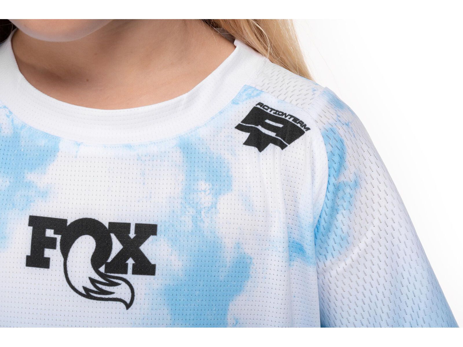 Cube MTB Trikot Rookie X Actionteam kurzarm, topas blue - Bild 4