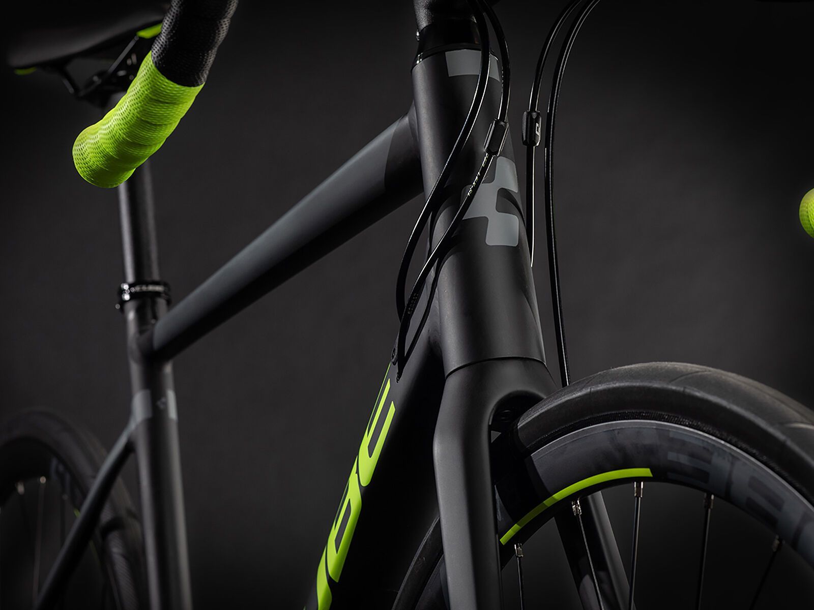 Cube Attain Pro, black´n´flashyellow - Bild 4