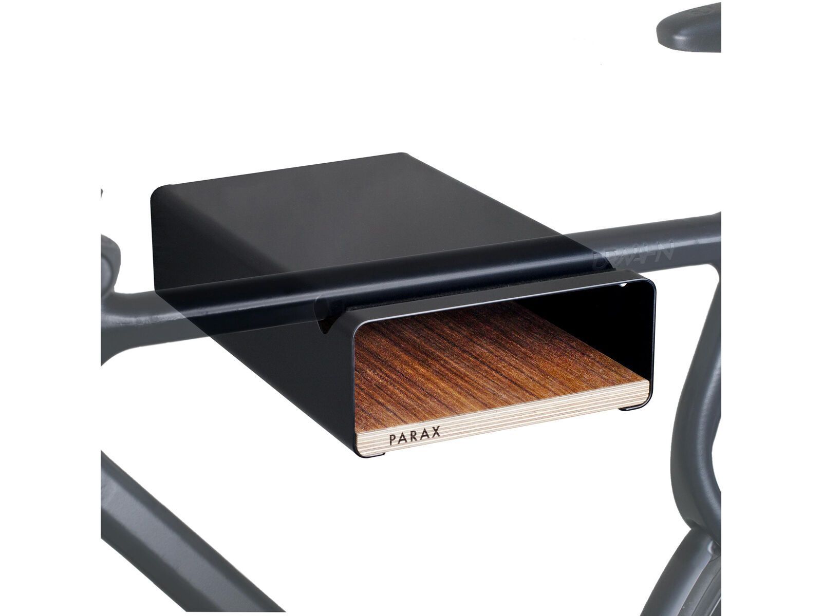 PARAX S-Rack L Wallnuss, schwarz - Bild 2