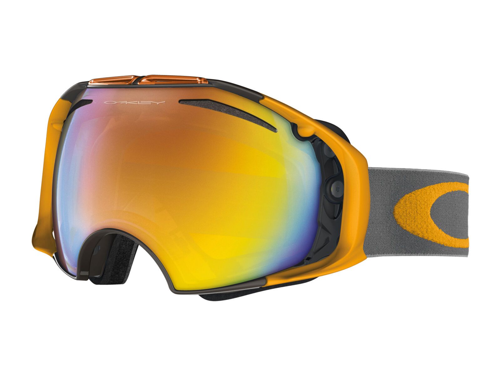 Oakley Airbrake, dark gunmetal/Lens: fire iridium & persimmon - Bild 1