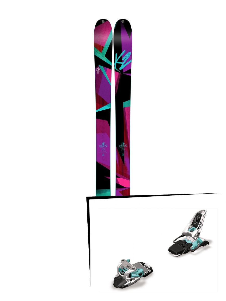K2 SKI Set: Remedy 92 2016 + Marker Squire 11 - Bild 1