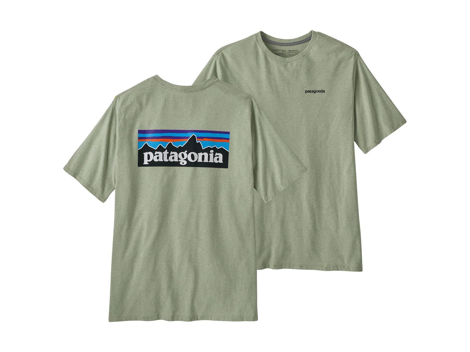 Patagonia Men's P-6 Logo Responsibili-Tee, salvia green - Bild 1