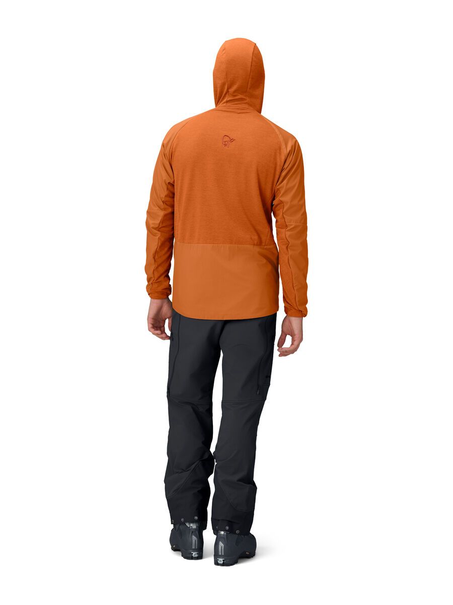 Norrona møre octa Zip Hood M's, gold flame - Bild 4
