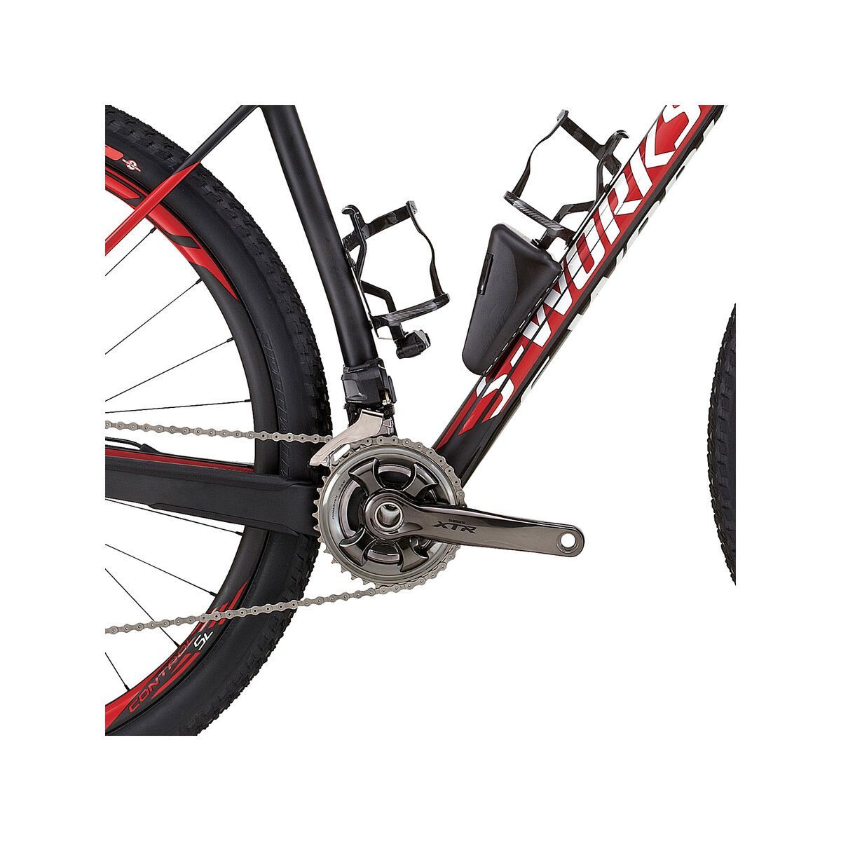 Specialized S-Works Stumpjumper HT 29, satin gloss carbon/flo red/white - Bild 3