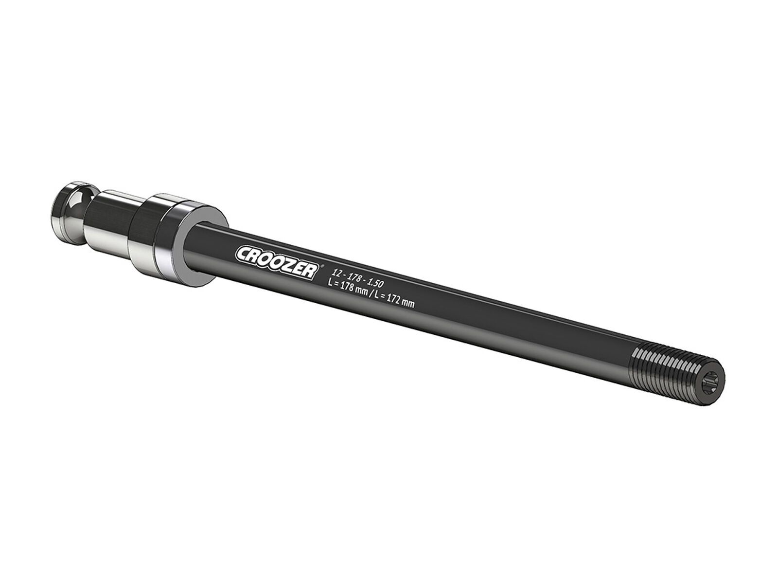 Croozer Steckachskupplung N - 12x142/148 (172/178 mm, 1.50), black - Bild 1