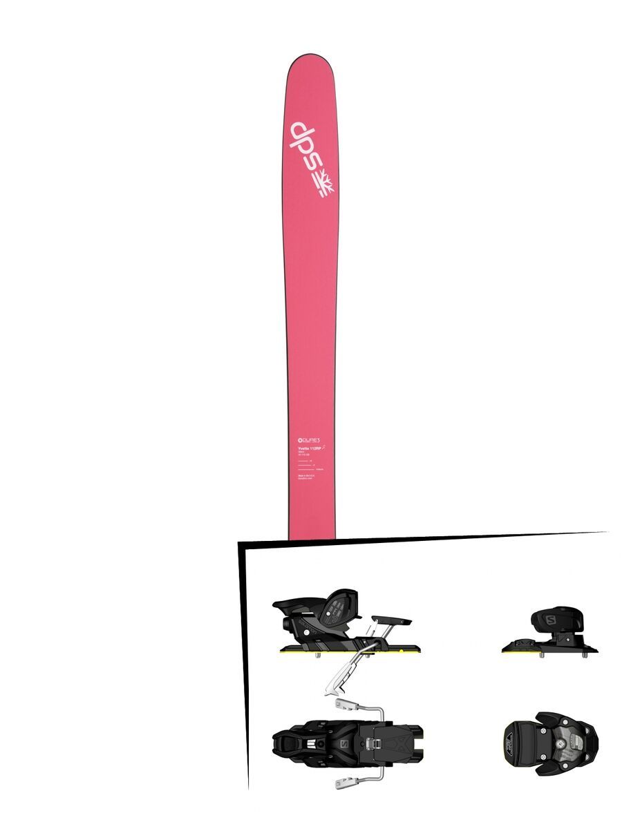 DPS Skis Set: Yvette 112 RP2 Pure3 2016 + Salomon Warden MNC 13 - Bild 1