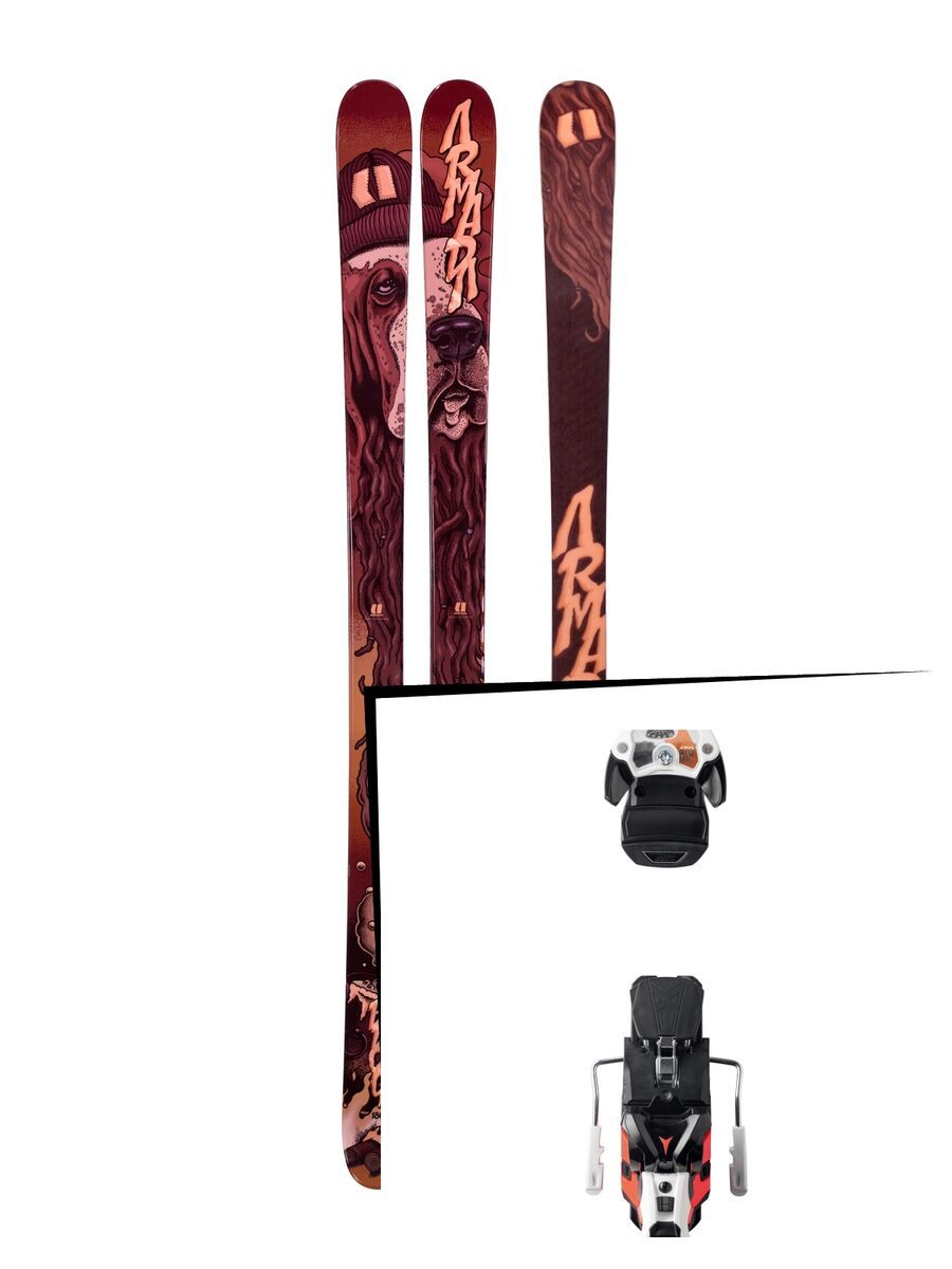 Set: Armada BDog 2019 + Atomic Warden MNC 13 white/black/orange - Bild 1