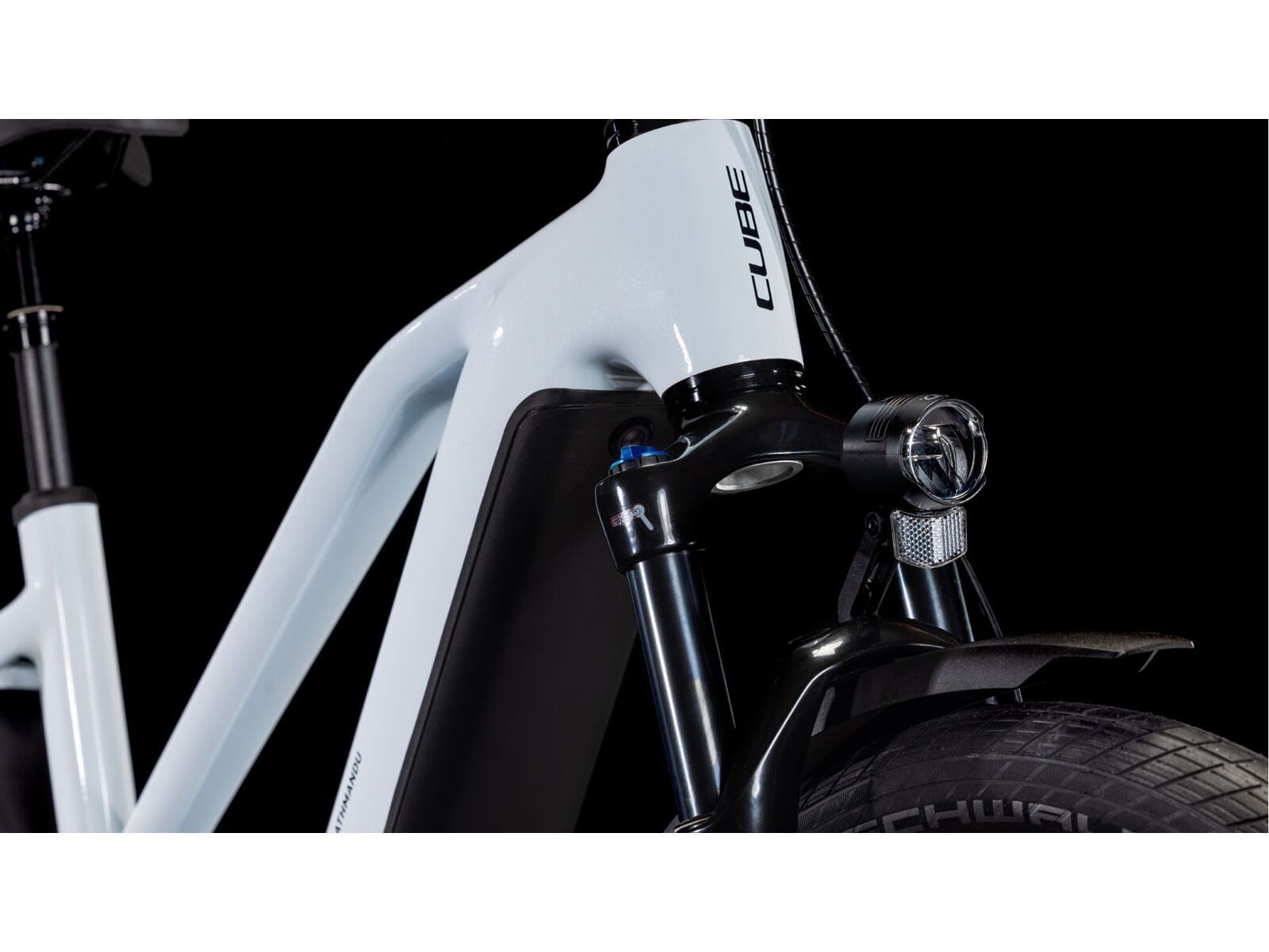 Cube Kathmandu Hybrid One 800 Trapeze, polarwhite´n´black - Bild 6