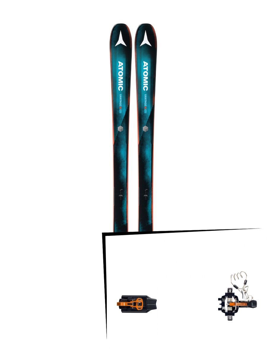 Set: Atomic Vantage 90 CTI 2018 + Atomic Backland Tour black/orange - Bild 1