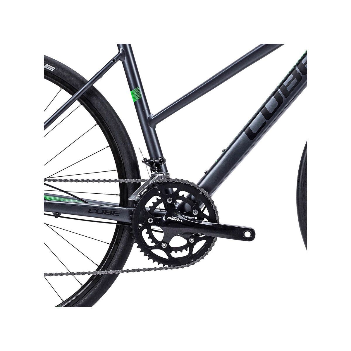Cube SL Road Pro Trapeze, anthrazit black green - Bild 3