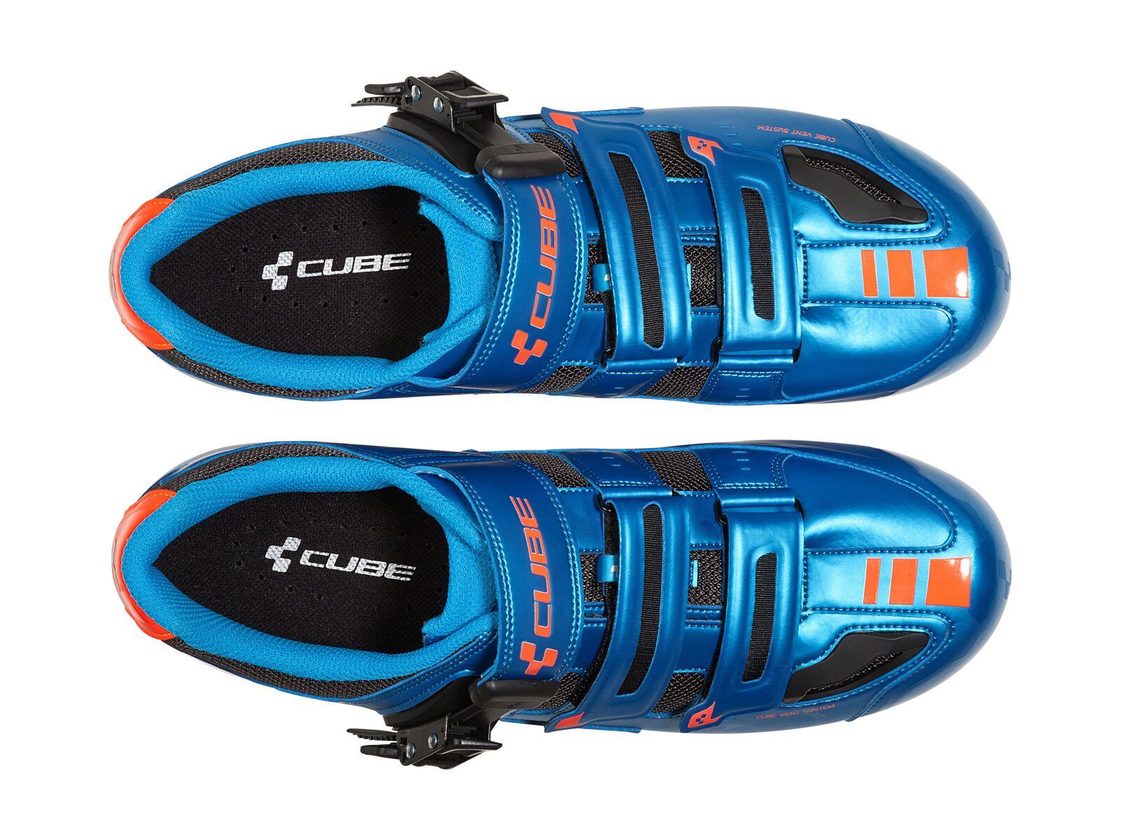 Cube Schuhe Road Pro, blue´n´flashred - Bild 2