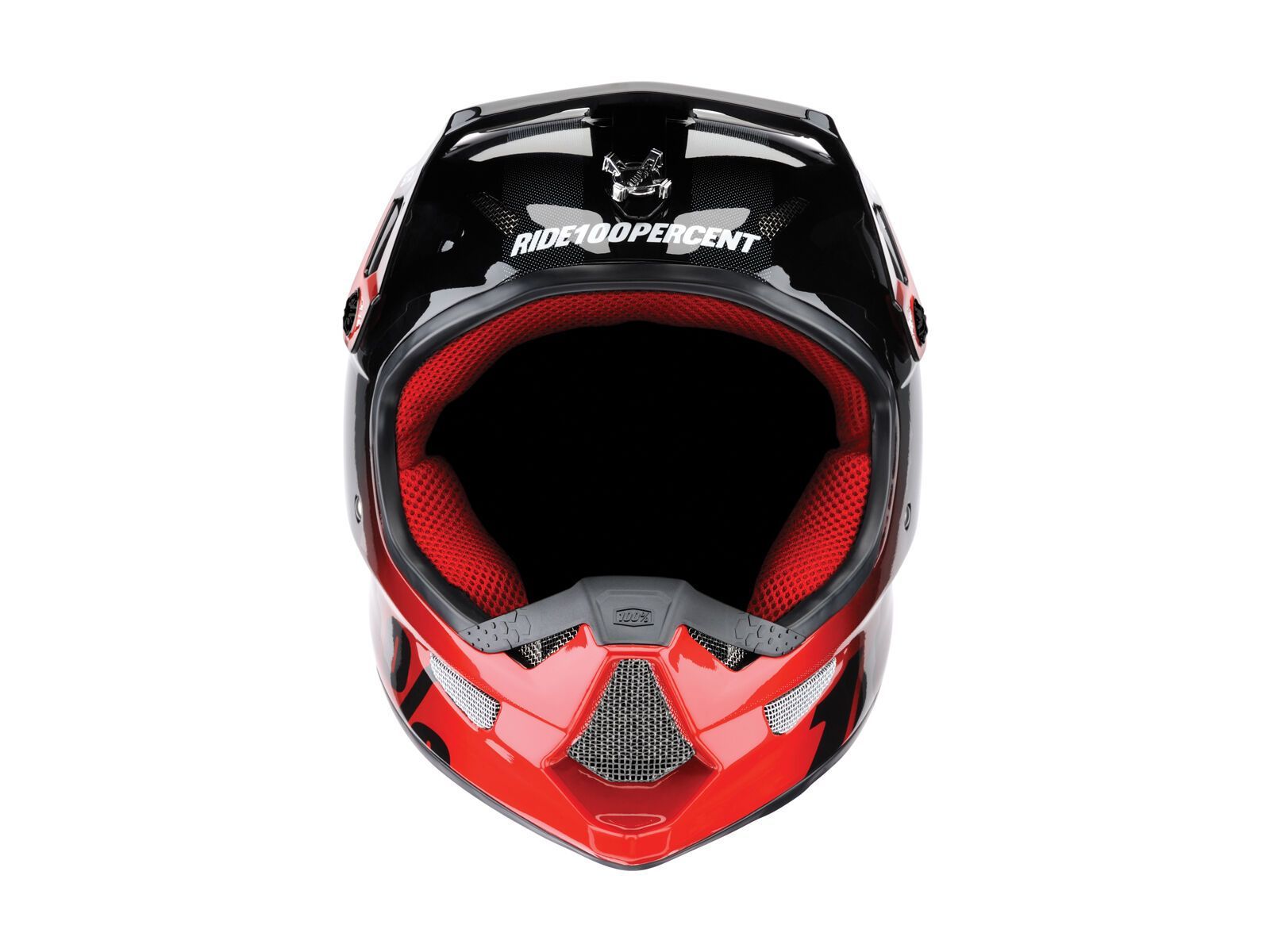 100% Status DH/BMX Helmet Youth, selecta red - Bild 2