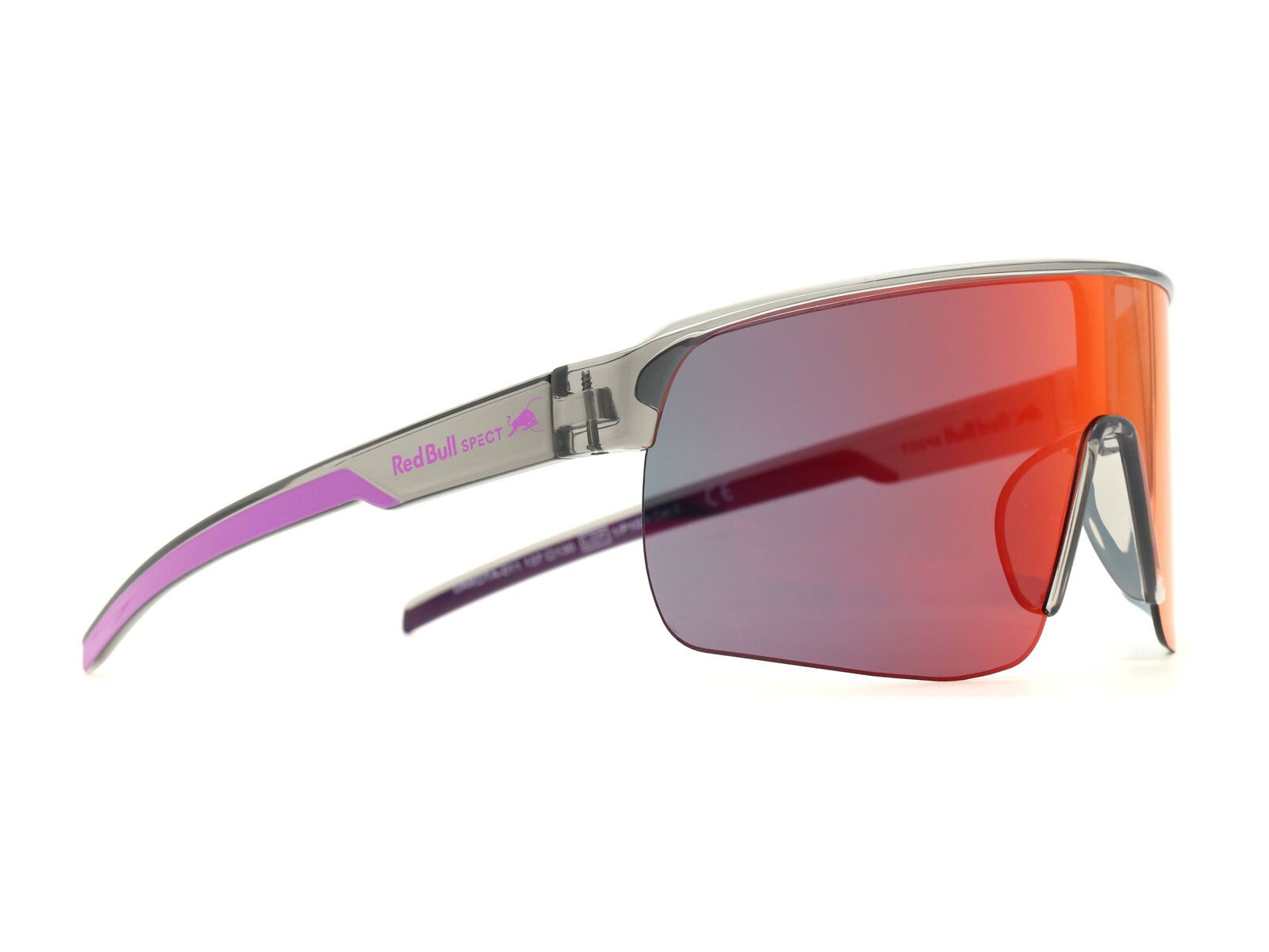 Red Bull Spect Eyewear Dakota, Blue-Red/Purple Mirror / shiny x'tal grey - Bild 1