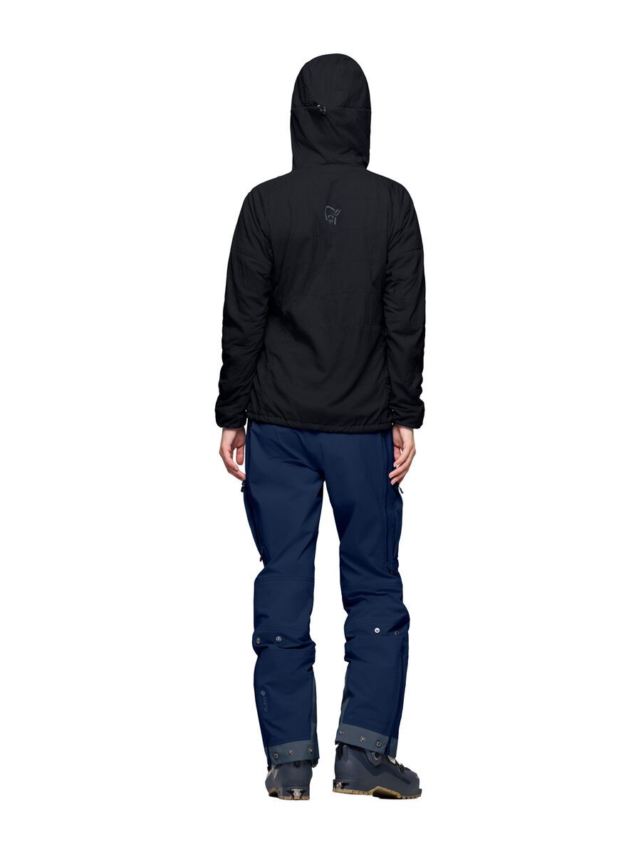 Norrona lyngen thermo100active Zip Hood W's, caviar black - Bild 8