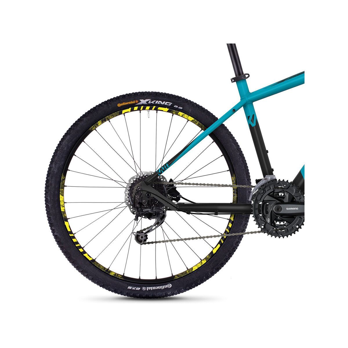 Ghost Kato 4.7 AL, electric blue/night black/neon yellow - Bild 4