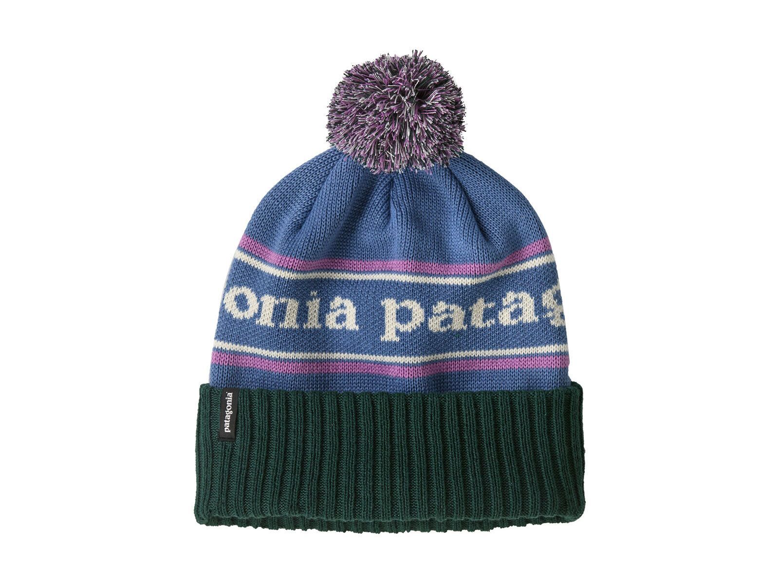 Patagonia Powder Town Beanie Park Stripe, barnacle blue - Bild 1