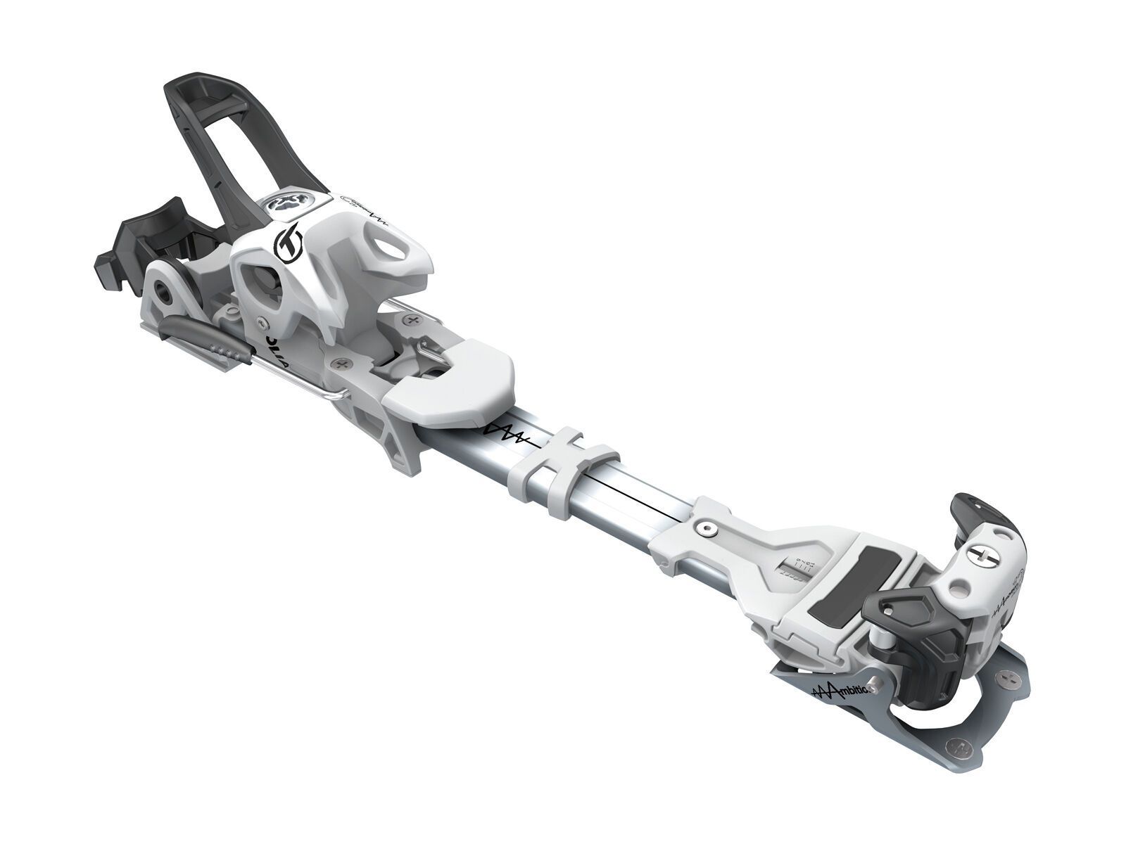 Tyrolia Ambition 12 AT w/o Brake, solid white black - Bild 2