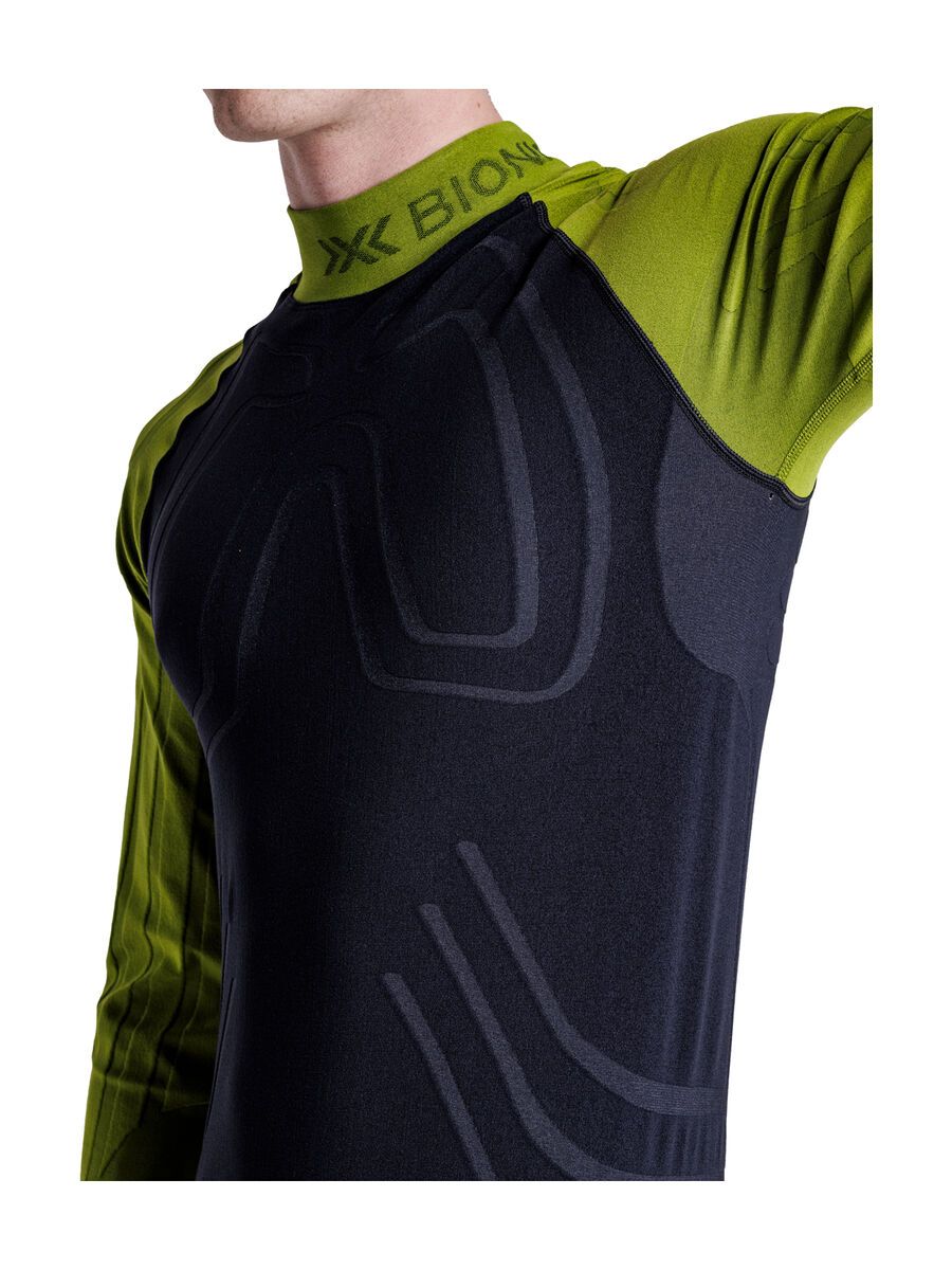 X-Bionic Heatloop Shirt LS Men, moss green/x black - Bild 8