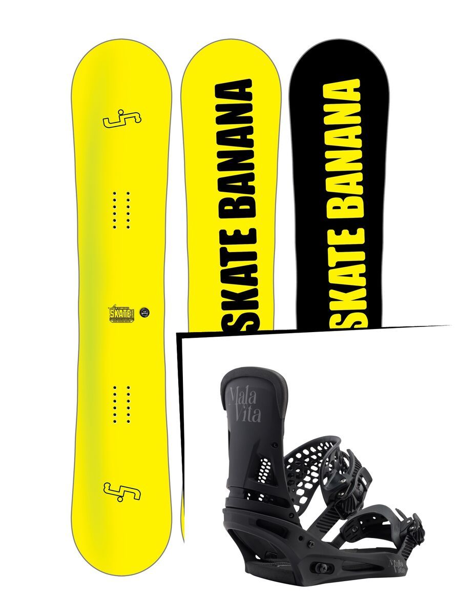 Set: Lib Tech Sk8 Banana 10 years 2017 + Burton Malavita (1712843S) - Bild 1