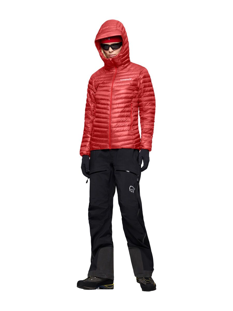 Norrona trollveggen down800 super light Hood W's, baked apple - Bild 5