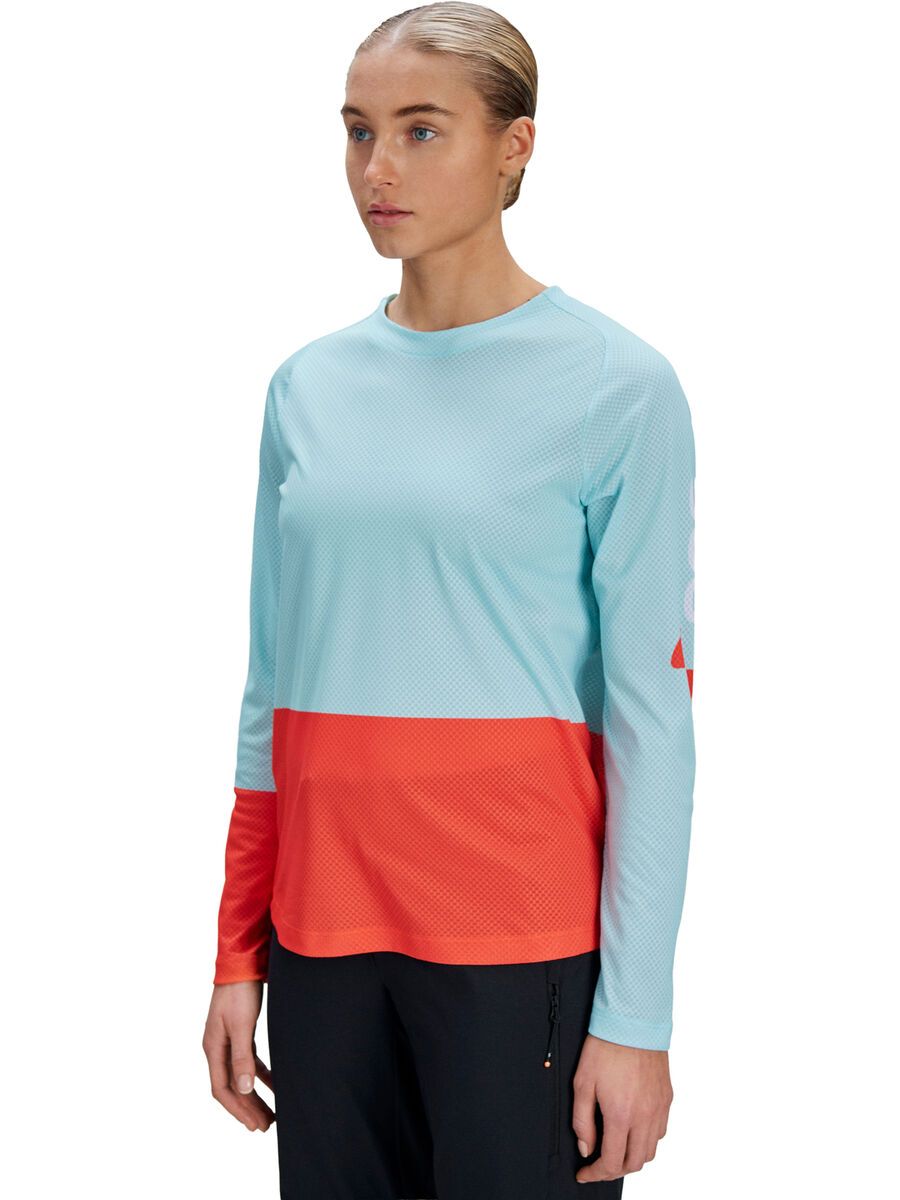 POC W's Motion Air Long Sleeve MTB Jersey, lazurite blue/carnelian orange - Bild 3