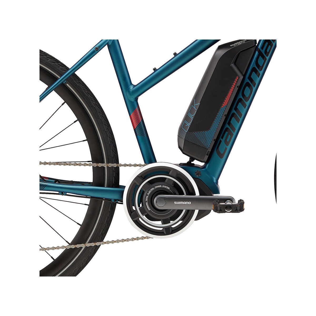 Cannondale Quick Neo Women, deep teal w/ acid red and jet black, matte - DTE - Bild 4