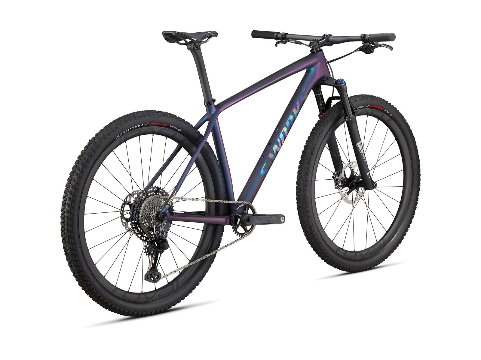 Specialized S-Works Epic HT XTR, satin chameleon supernova/holographic reflective - Bild 3
