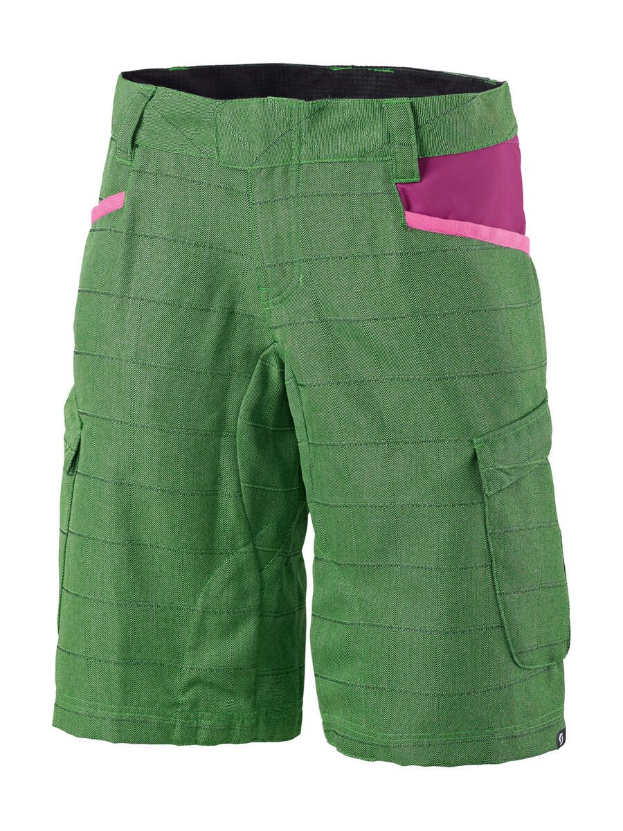 Scott Womens Trail 30 ls/fit Shorts, classic green/berry purple - Bild 1