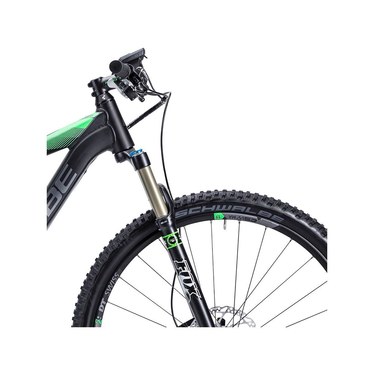 Cube Stereo Hybrid 120 HPA Race 29, black/grey/neongreen - Bild 5