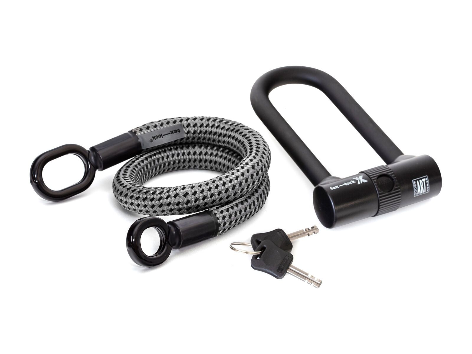 Tex-Lock Eyelet S 80 cm + X-Lock, grey/black - Bild 1