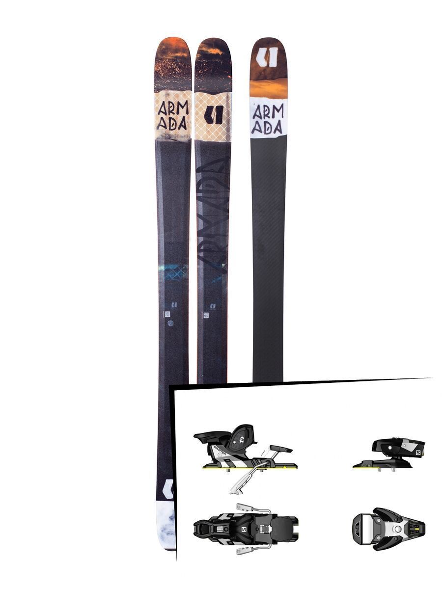 Set: Armada Tracer 108 2018 + Salomon STH2 WTR 13 black/white - Bild 1