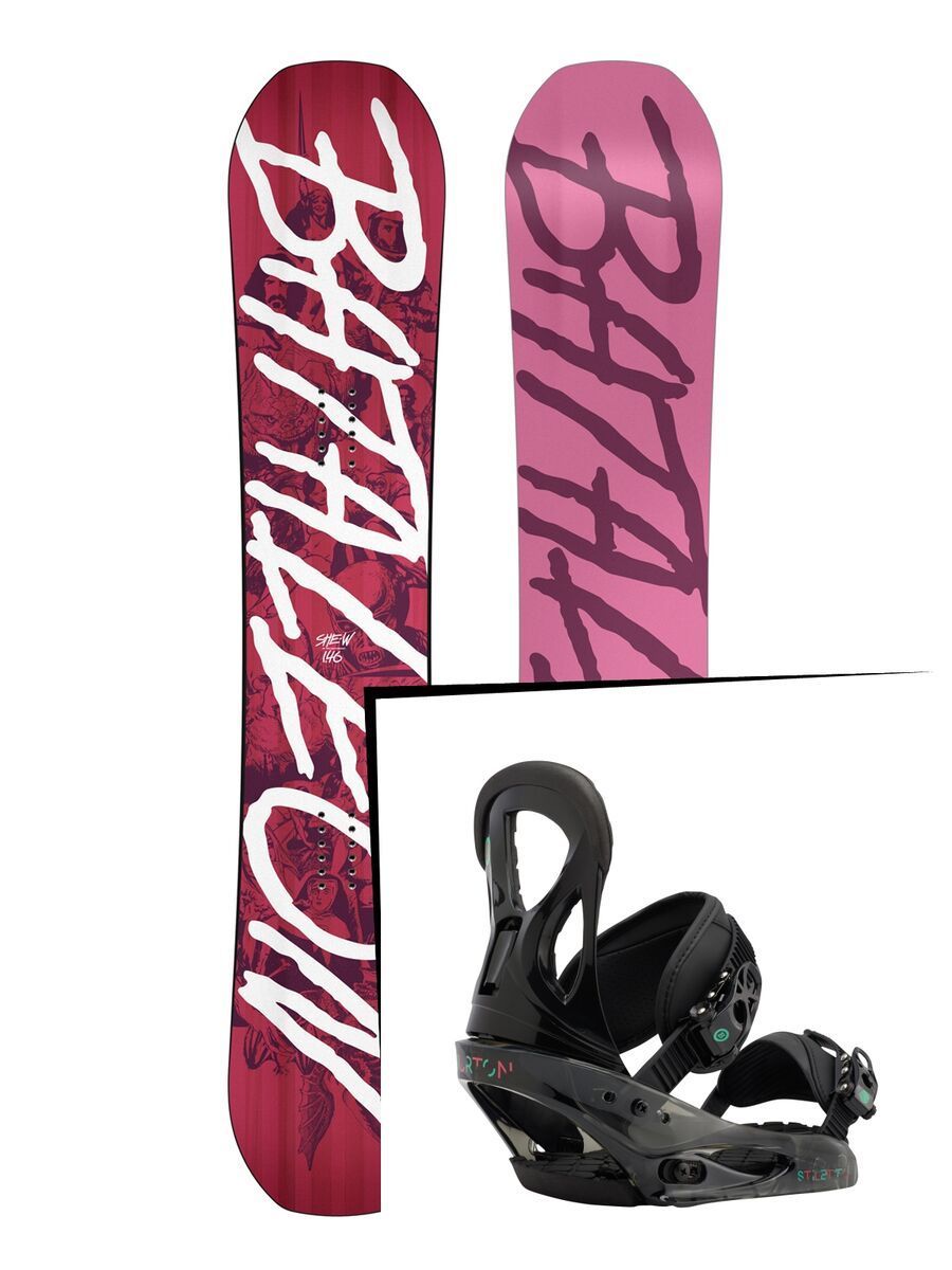 Set: Bataleon She-W 2017 + Burton Stiletto (1712930S) - Bild 1