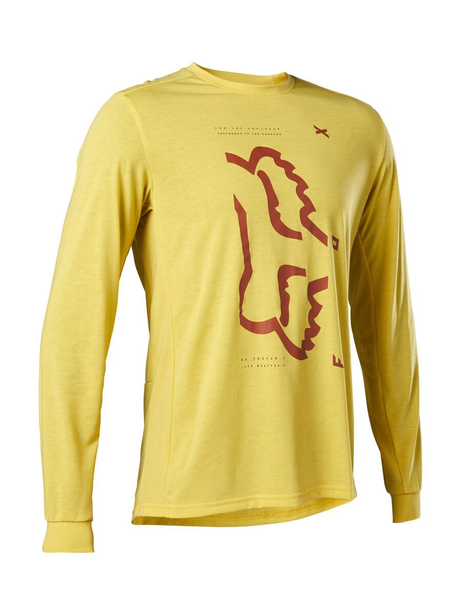 Fox Ranger Drirelease LS Jersey, pear yellow - Bild 1