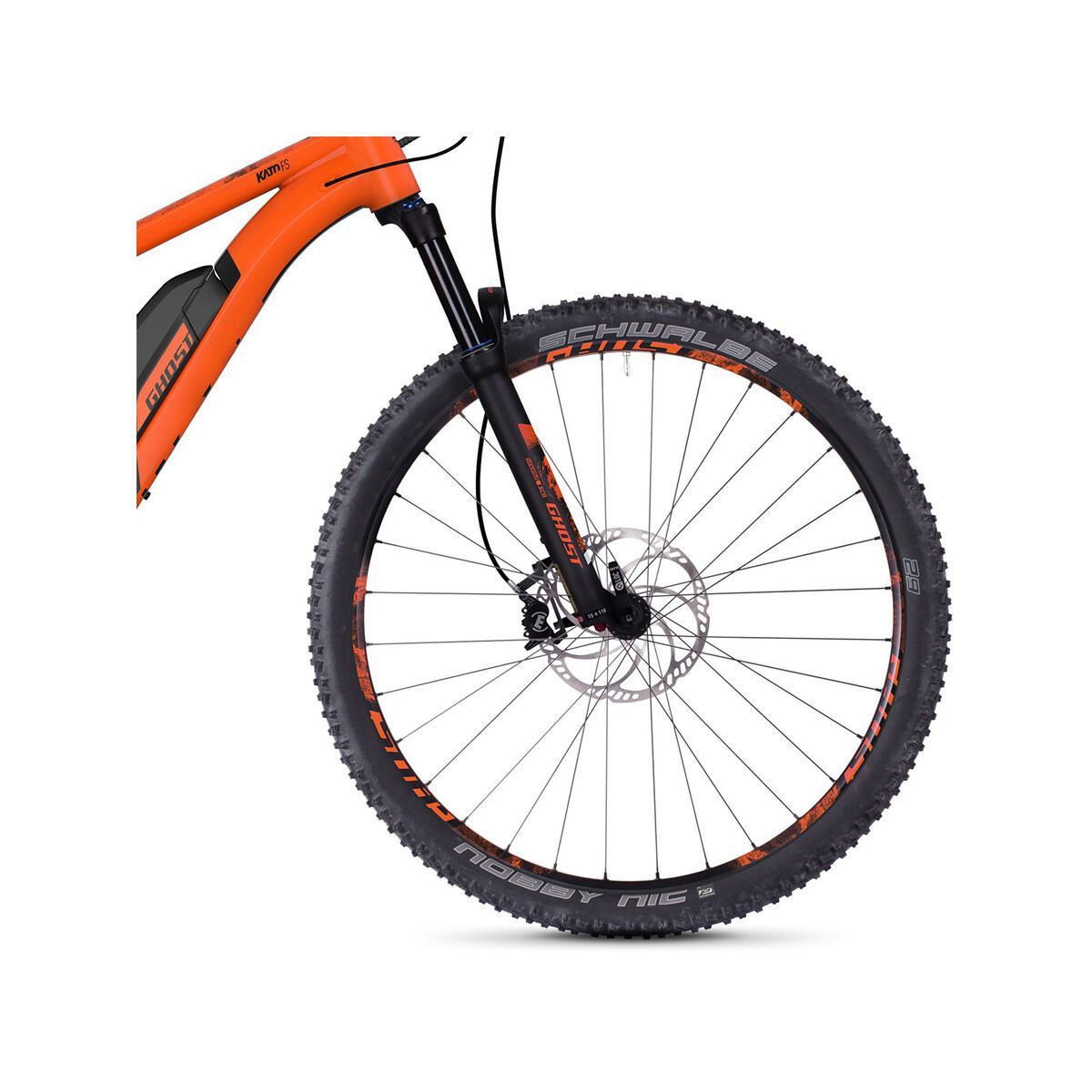 Ghost Hybride Kato FS S3.9 AL, neon orange/night black - Bild 2