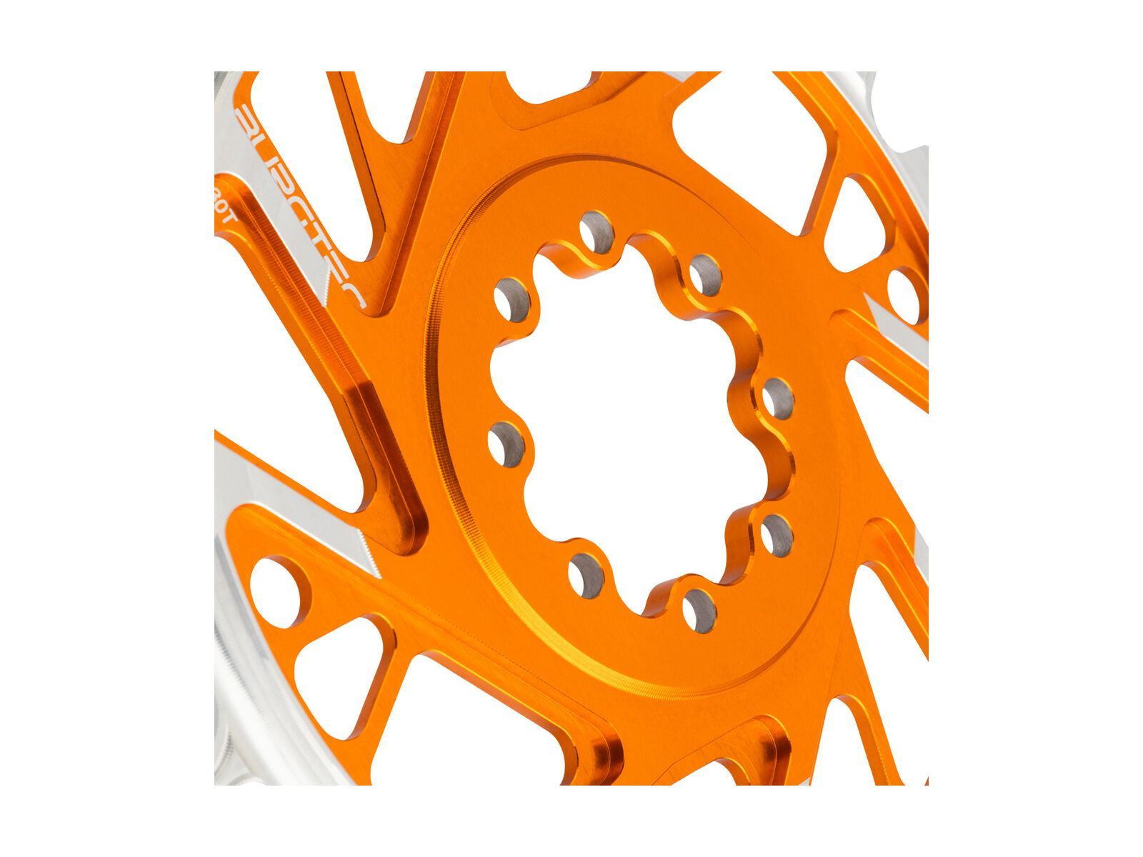 Burgtec 3 mm Offset Thick Thin Chainring SRAM 8-Bolt, iron bro orange - Bild 6