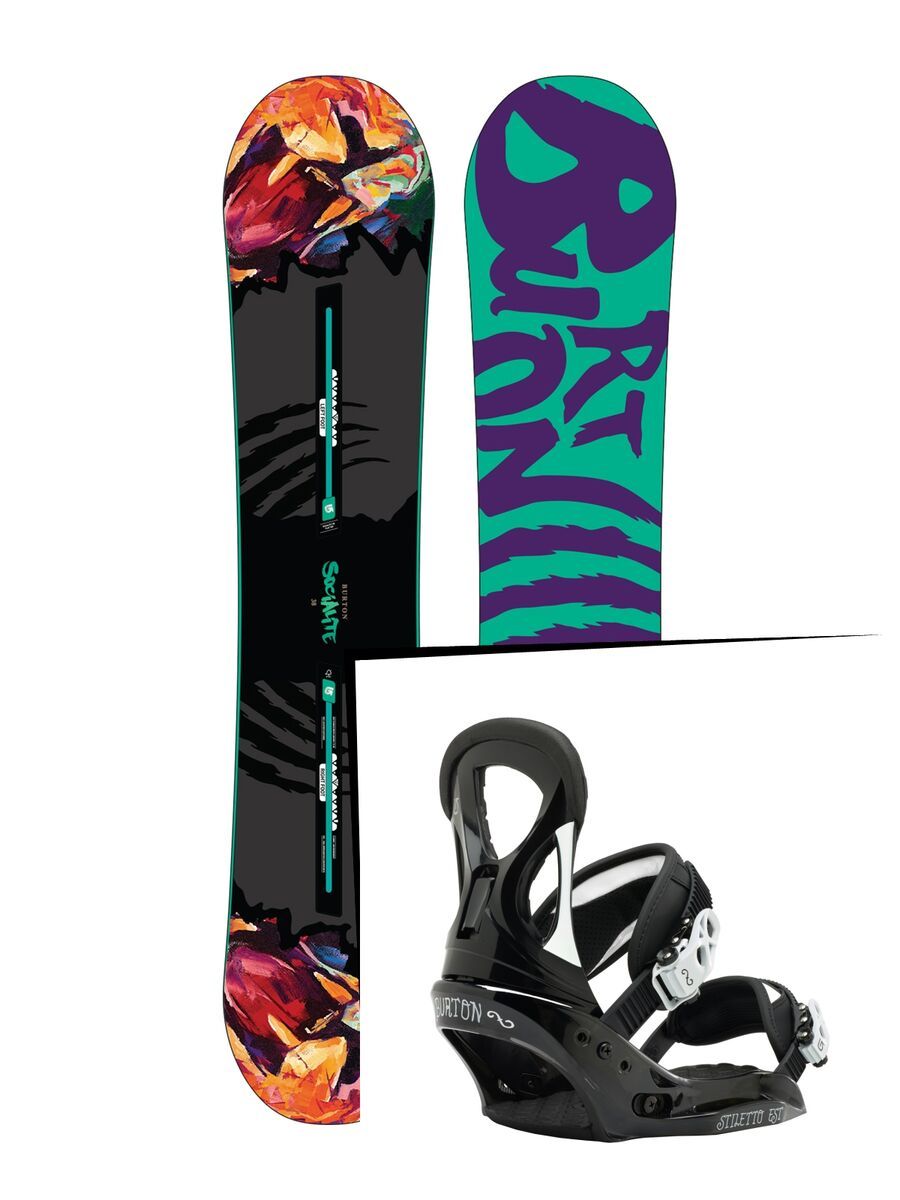 Burton Set: Socialite 2016 + Burton Stiletto EST - Bild 1